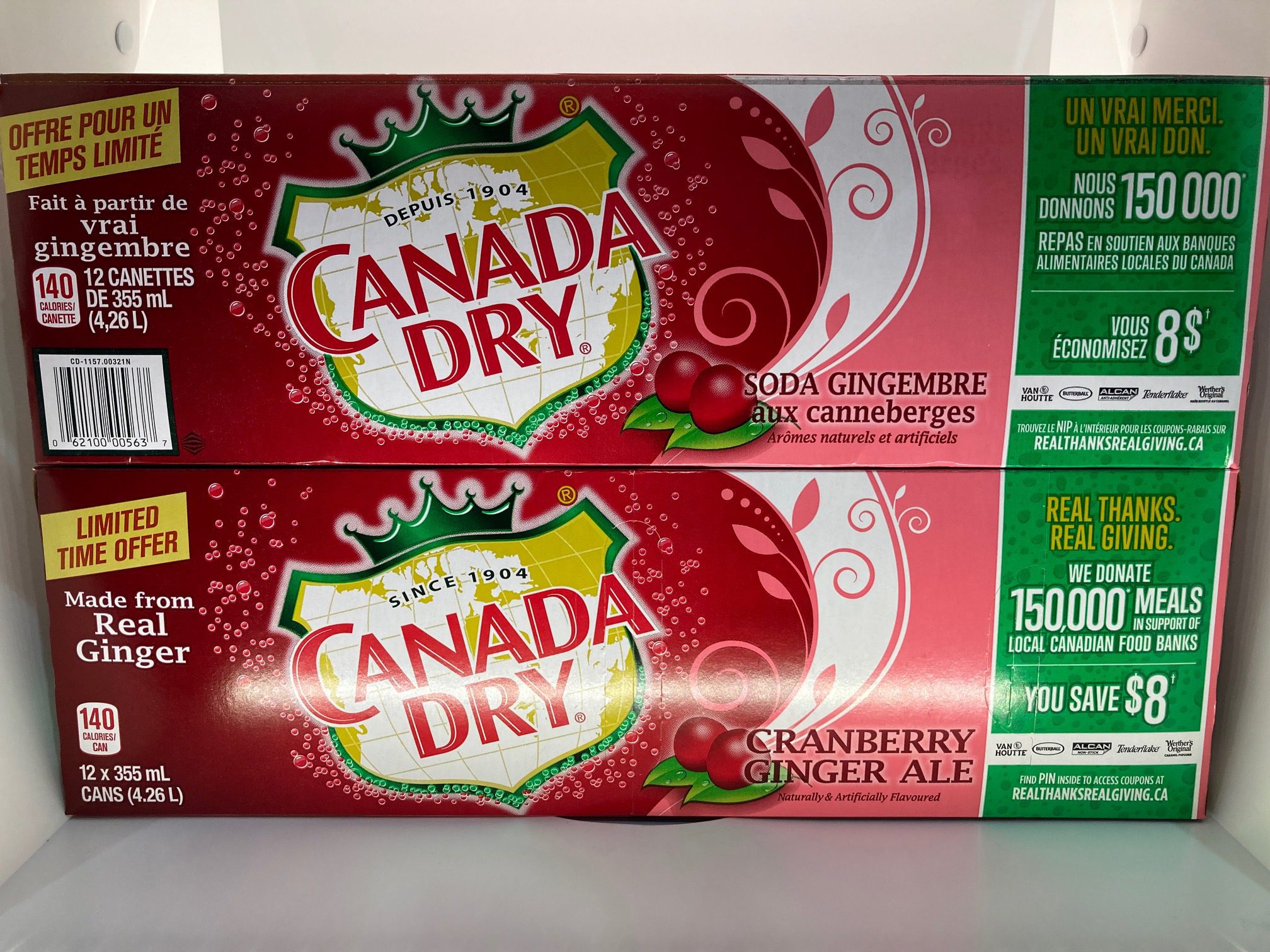 Canada Dry Cranberry Ginger Ale - Yellowknife Beverages